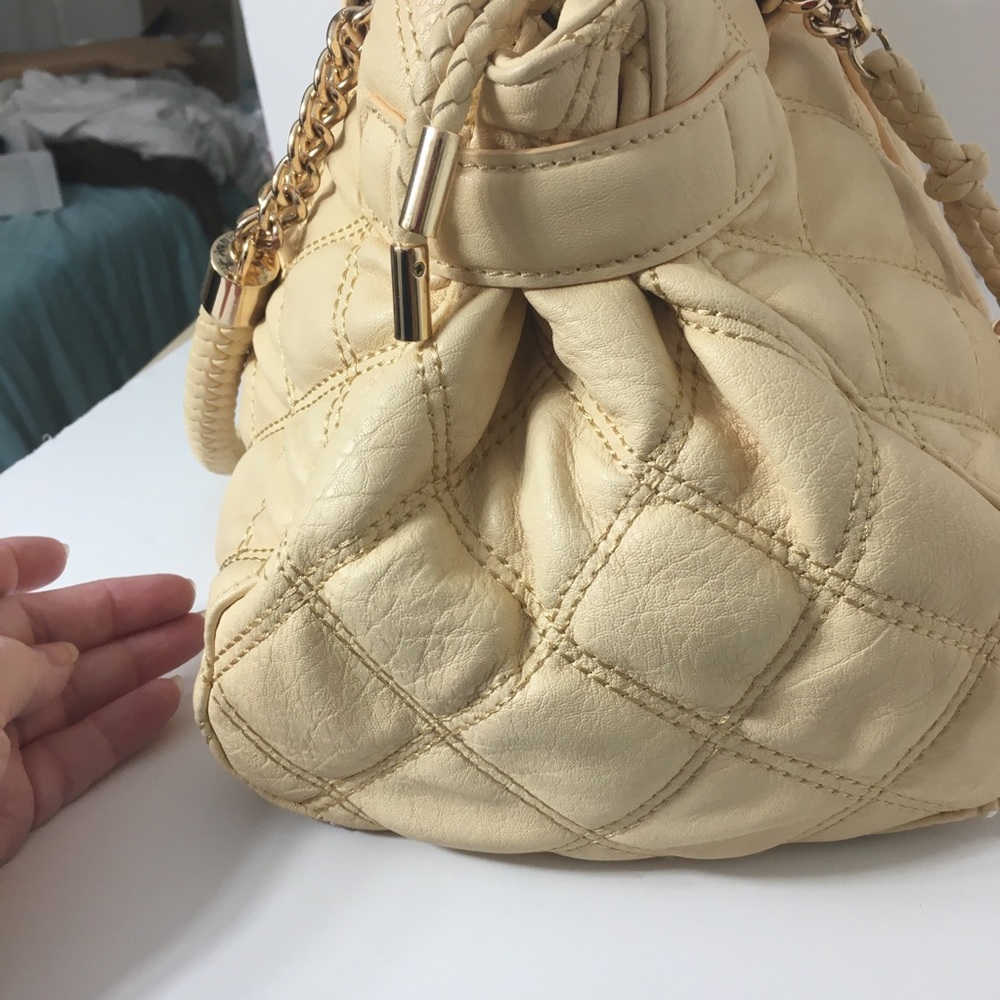 Bebe “Catherine” Butter Yellow Quilted Bag - Picture 5 of 16